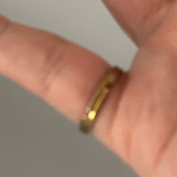 4/$50 tiny kid Elegant Pink Stone Gold Ring size 4 1/2 😌 - Picture 6 of 8